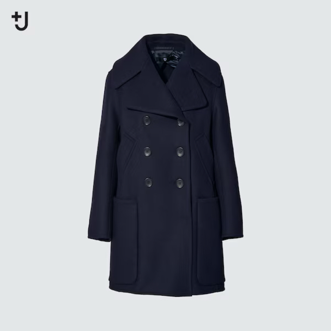 UNIQLO - 新品 ユニクロ +j ダブルフェイスピーコート Mサイズ UNIQLO - 新品 ユニクロ +j ダブルフェイスピーコート Mサイズ