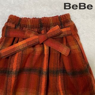 ベベ(BeBe)のBeBe ヴィンテージ 90年代 古着 ウールスカート(スカート)