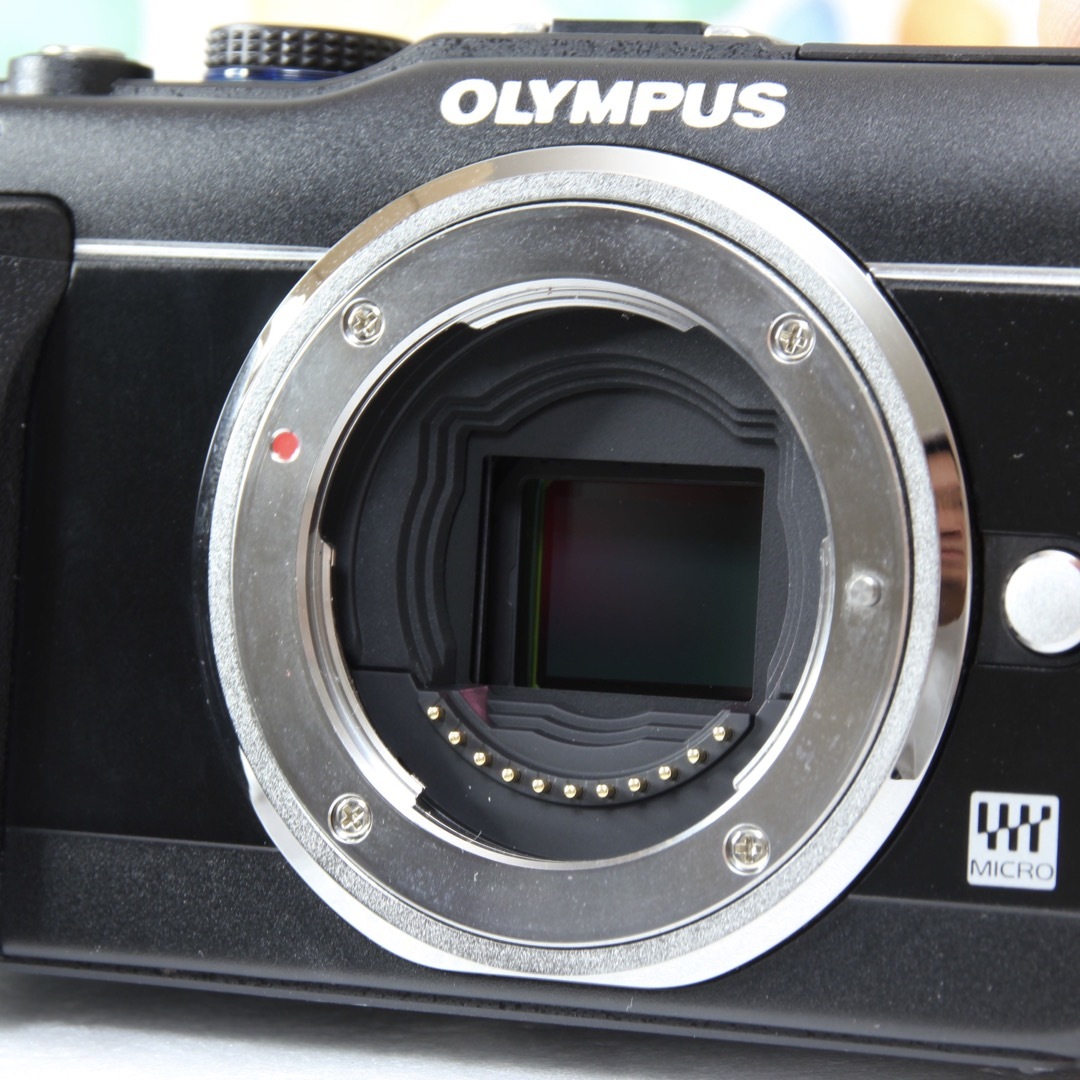 OLYMPUS(オリンパス)の♥︎◇OLYMPUS E-PL1s ◇大人気ミラーレス♪  ◇ショット数極少♪ スマホ/家電/カメラのカメラ(ミラーレス一眼)の商品写真