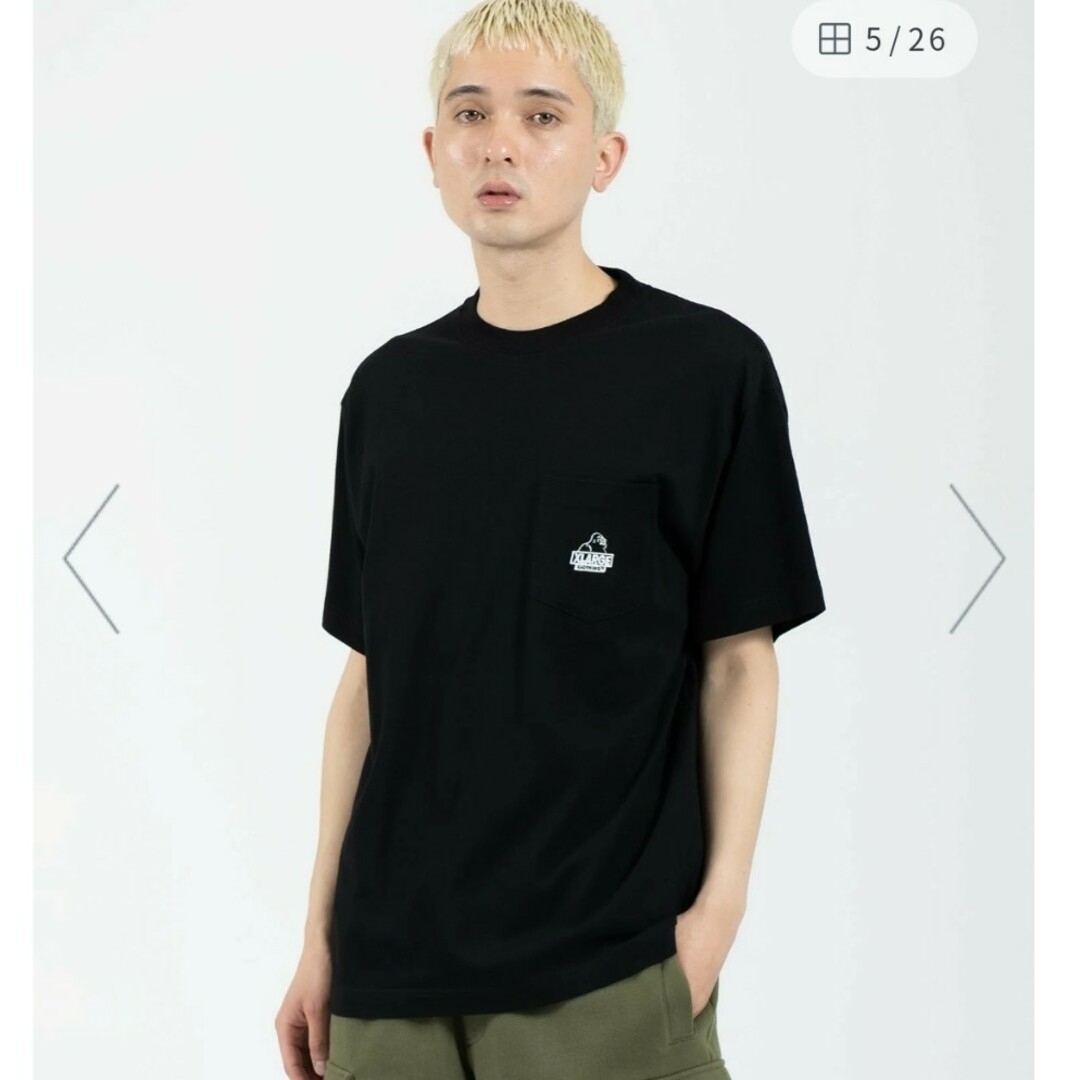 XLARGE(エクストララージ)の☆XLARGE エクストララージ Sサイズ ブラック ポケT☆ メンズのトップス(Tシャツ/カットソー(半袖/袖なし))の商品写真