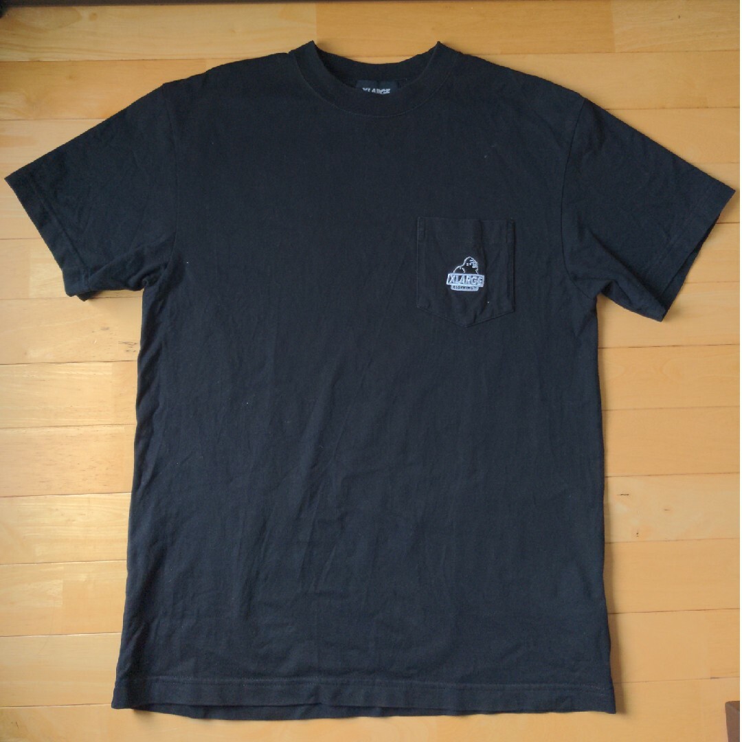 XLARGE(エクストララージ)の☆XLARGE エクストララージ Sサイズ ブラック ポケT☆ メンズのトップス(Tシャツ/カットソー(半袖/袖なし))の商品写真