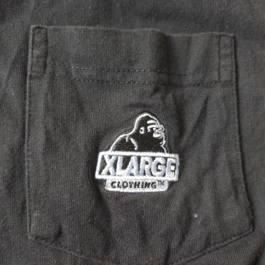 XLARGE(エクストララージ)の☆XLARGE エクストララージ Sサイズ ブラック ポケT☆ メンズのトップス(Tシャツ/カットソー(半袖/袖なし))の商品写真