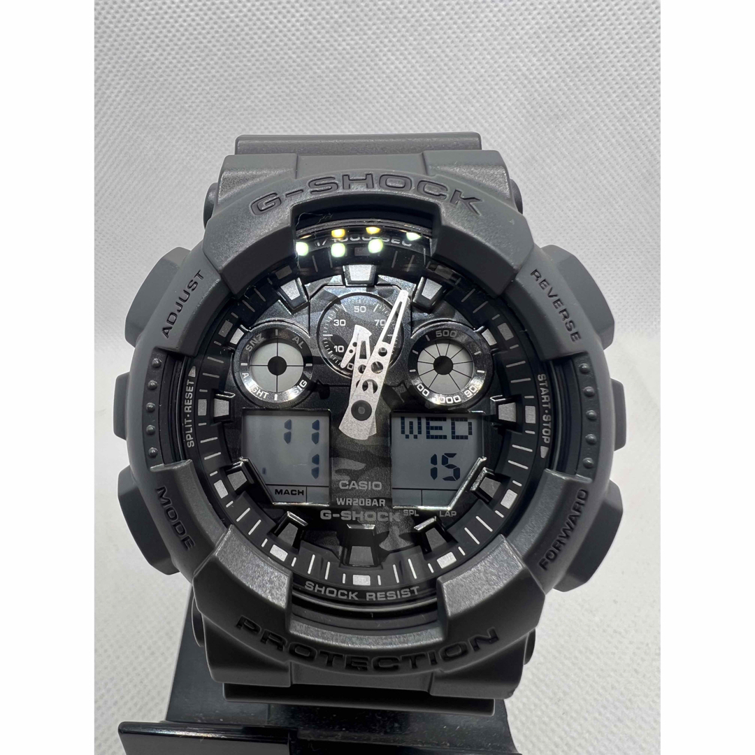 G-SHOCK(ジーショック)のG-SHOCK GA-100CF グレーカモフラ メンズの時計(腕時計(デジタル))の商品写真