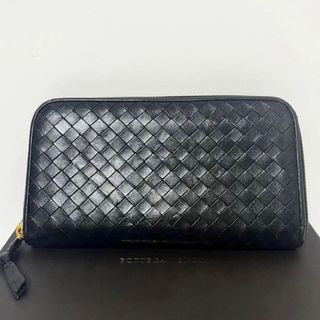 美品★ ボッテガヴェネタ BOTTEGA VENETA レザー 長財布