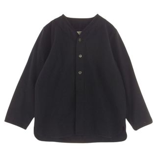 ヴィスヴィム(VISVIM)のVISVIM ビズビム 長袖シャツ 16AW 116205011031 DUGOUT SHIRT ダグアウト ベースボール シルク混 長袖 シャツ ダークネイビー系 2【中古】(シャツ)