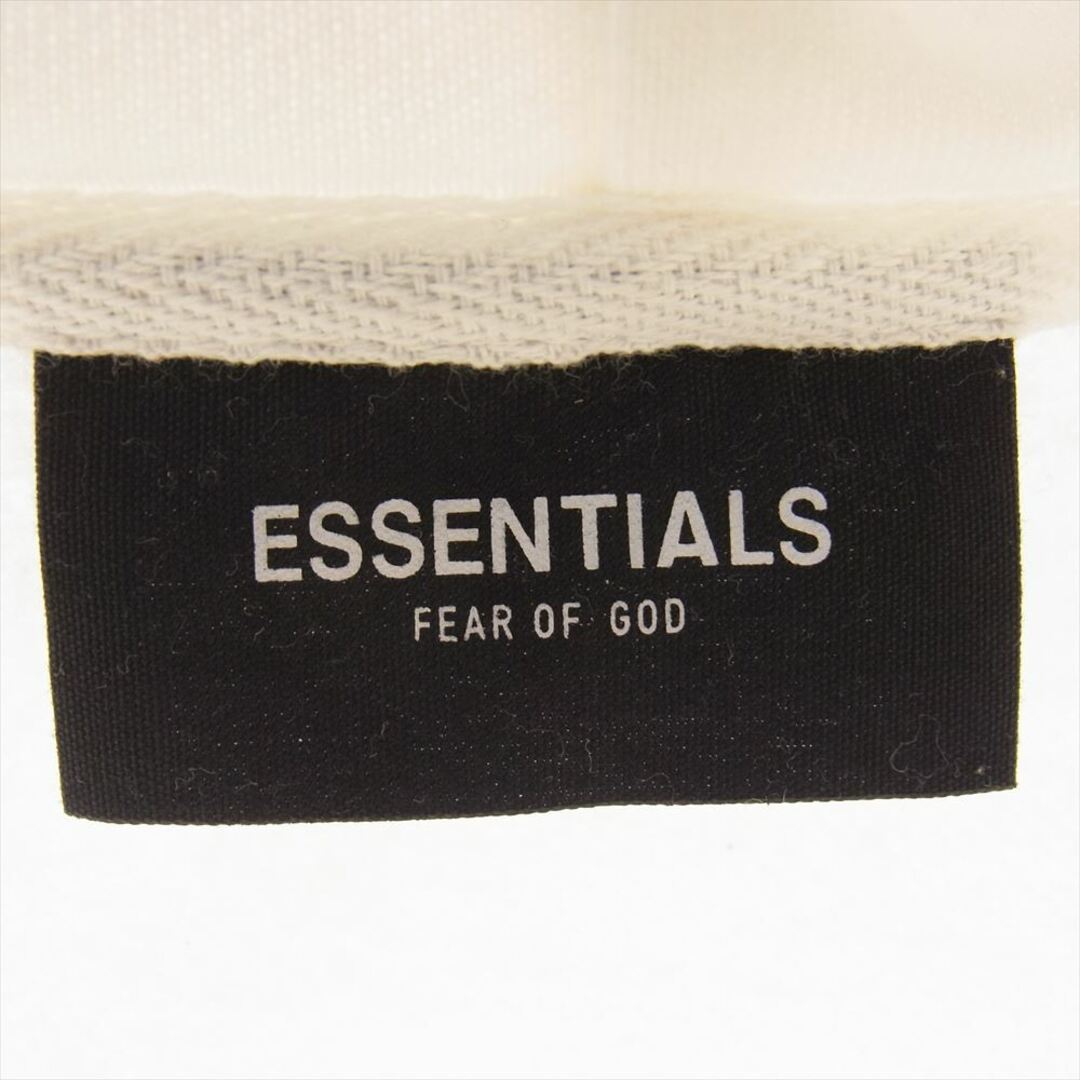 FEAR OF GOD(フィアオブゴッド)のFEAR OF GOD フィアオブゴッド パーカー ESSENTIALS エッセンシャルズ Pullover Hoodie バックロゴ プリント プルオーバー パーカー ホワイト系 M【中古】 メンズのトップス(パーカー)の商品写真