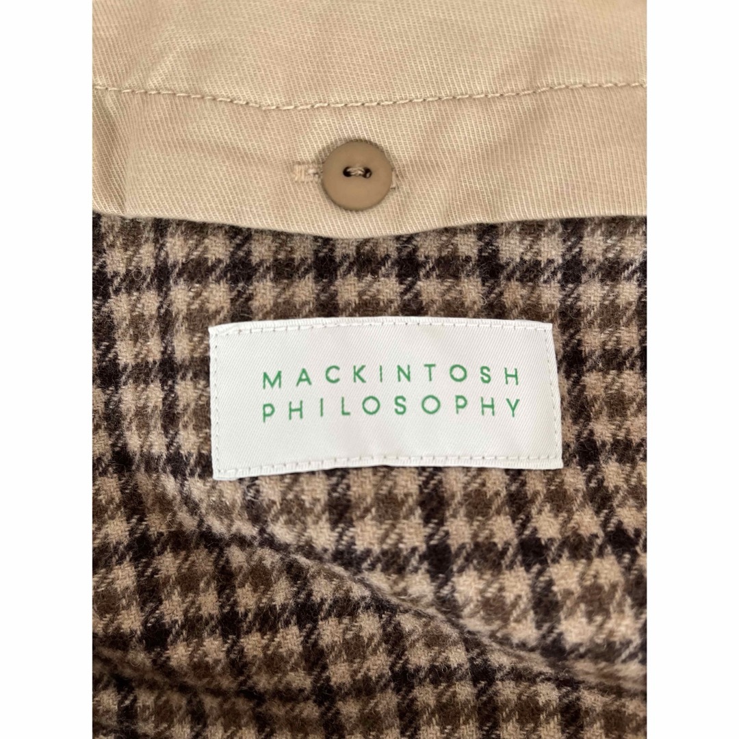 MACKINTOSH PHILOSOPHY(マッキントッシュフィロソフィー)のマッキントッシュ　フィロソフィー　トレンチコート　M   ベルトなし  レディースのジャケット/アウター(トレンチコート)の商品写真