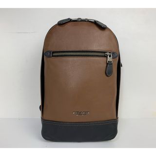 コーチ(COACH)の良品★コーチ メンズ COACH グラハム スムース レザー ボディバッグ(ボディーバッグ)