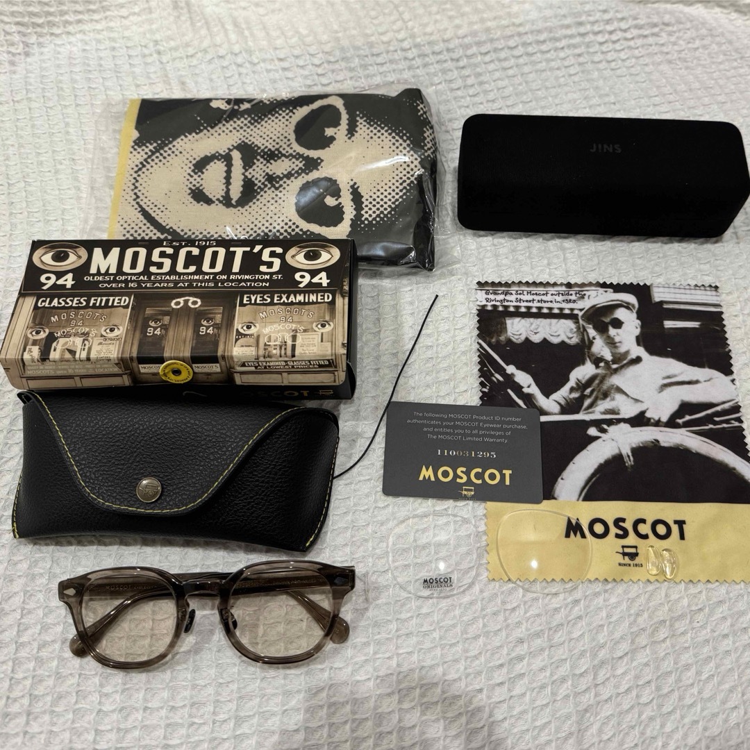 MOSCOT - 値下げ可能！】MOSCOT LEMTOSH レムトッシュ 49BROWN ASHの