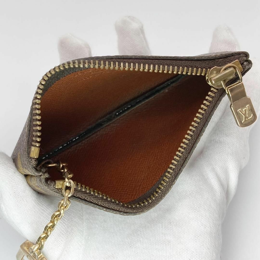 LOUIS VUITTON - 美品 ルイヴィトン モノグラム ポシェットクレ 小銭