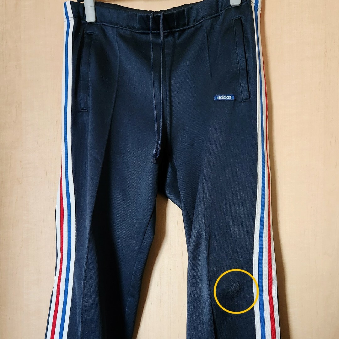 Originals（adidas）(オリジナルス)のアディダス オリジナルス デサント製ジャージ M 80～90s 濃紺 used メンズのパンツ(その他)の商品写真