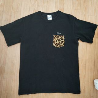 エクストララージ(XLARGE)のエクストララージ★ワンポイントロゴ ポケット ヒョウ柄 半袖 Tシャツ 【希少】(Tシャツ/カットソー(半袖/袖なし))