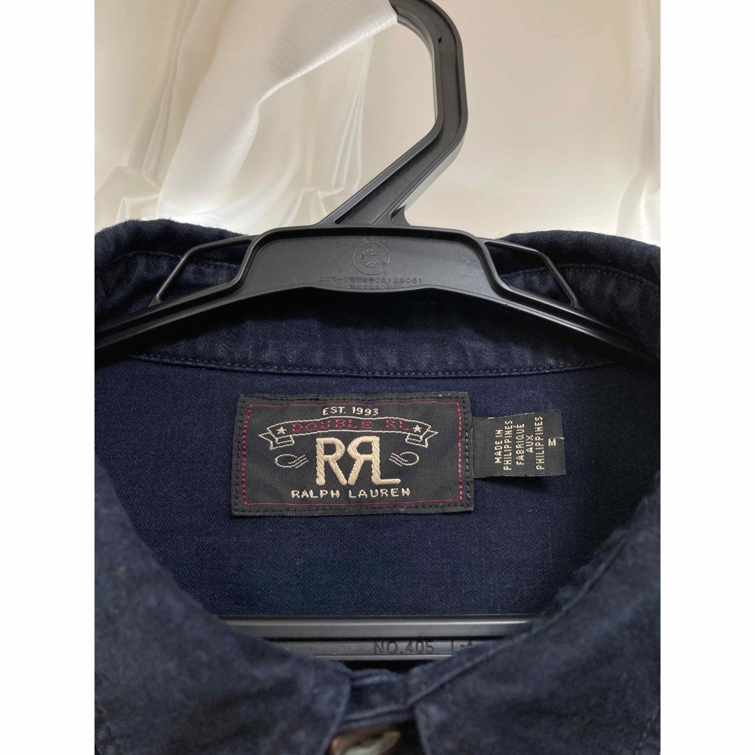 RRL インディゴ モールスキン ワークシャツ