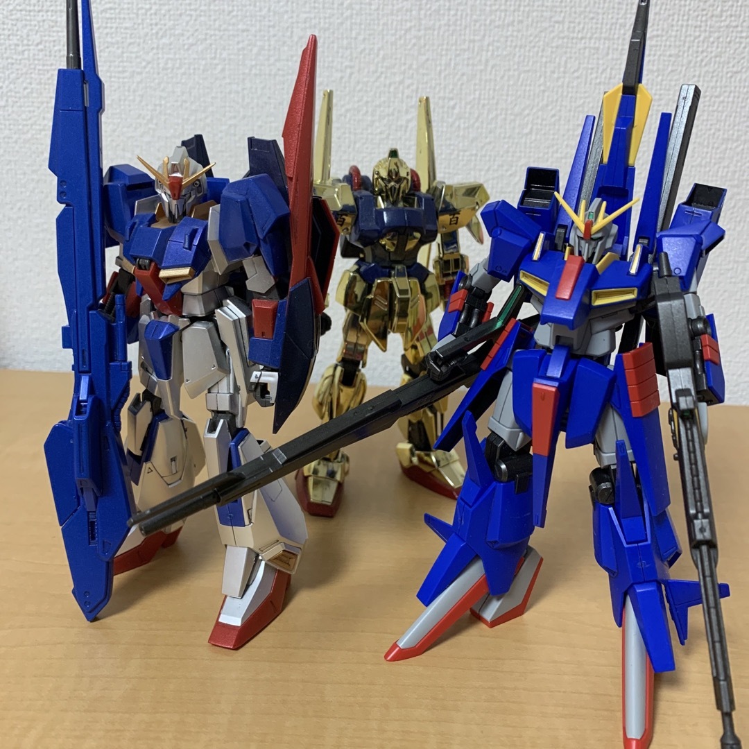 【HG】Zガンダム &ZⅡ ＋オマケセット エンタメ/ホビーのおもちゃ/ぬいぐるみ(プラモデル)の商品写真