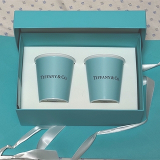 ティファニー(Tiffany & Co.)のTiffany&Co. / ティファニー ボーンチャイナペーパーカップ(グラス/カップ)