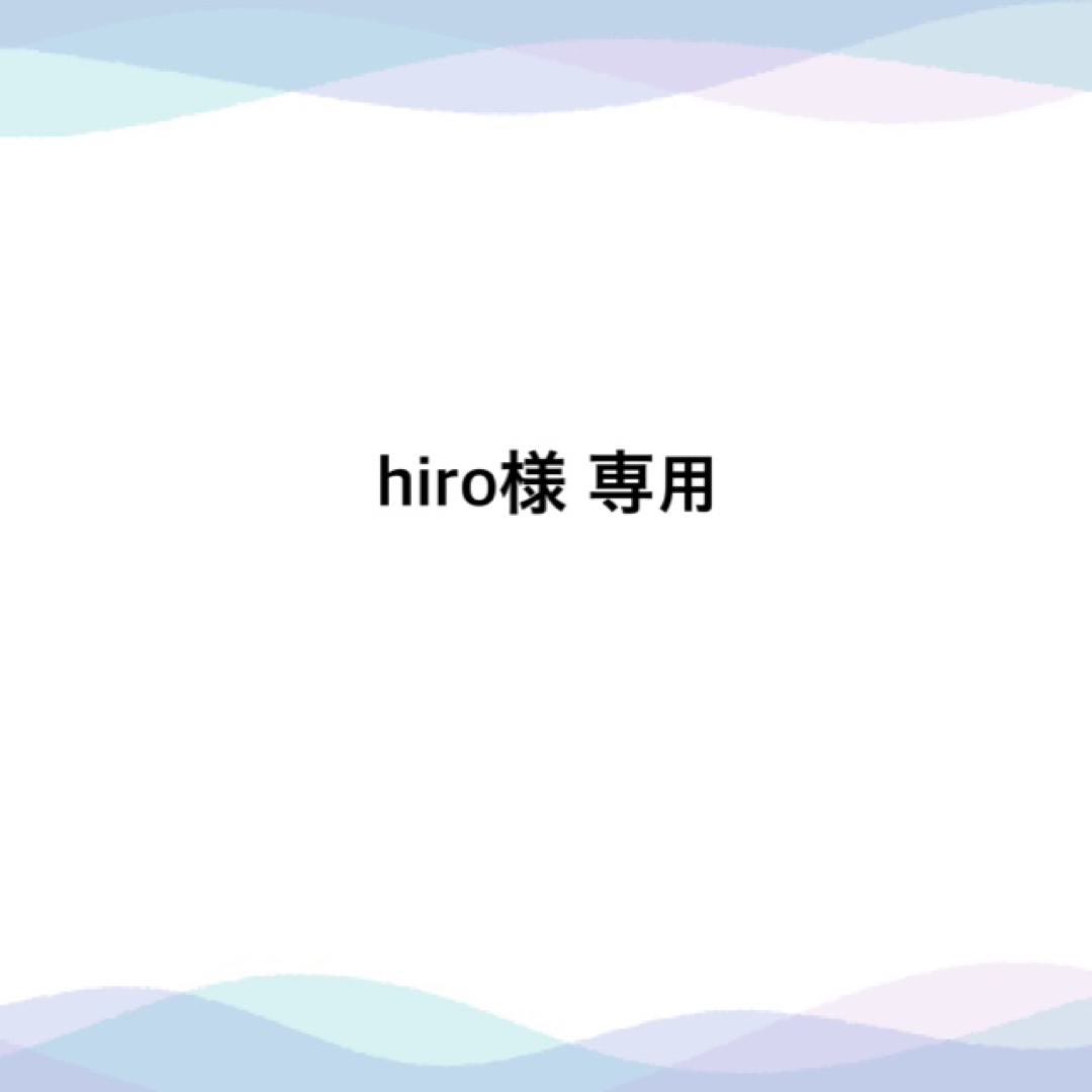 hiro様 専用ページの通販 by ぽん's shop|ラクマ