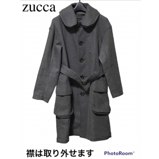 ズッカ(ZUCCa)の価格交渉不可 別ページあり　襟2way ZUCCA 千鳥柄　ミドルコート(その他)