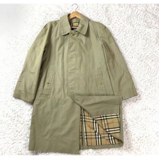 バーバリー(BURBERRY)の定価9万超 BURBERRY ステンカラーコート トレンチコート カーキ ト(ステンカラーコート)