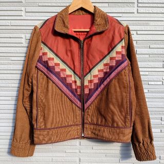 ラルフローレン(Ralph Lauren)の【送料無料・60'SVintage】PATCHWORK CORDS JACKET(ブルゾン)