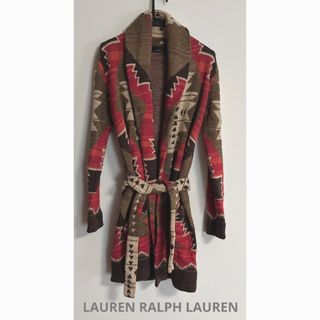 ラルフローレン(Ralph Lauren)のローレン　ラルフローレン　カーディガン　小さめサイズ　ネイティブ米国購入　新品(ニットコート)