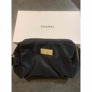 【CHANEL】未使用シャネル   ダブルファスナー ポーチ　ノベルティ