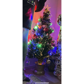 トイザらス - クリスマスツリー　90cm  LED付　飾り付
