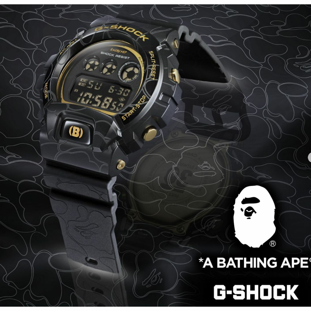 【新品】G-SHOCK A BATHING APE 30周年記念モデルGMCASIO