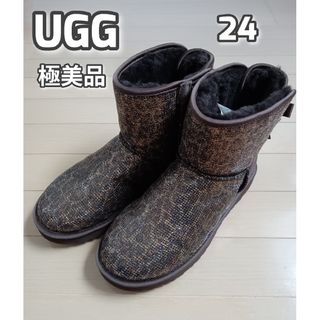 UGG ムートンブーツ 24cm ツイード