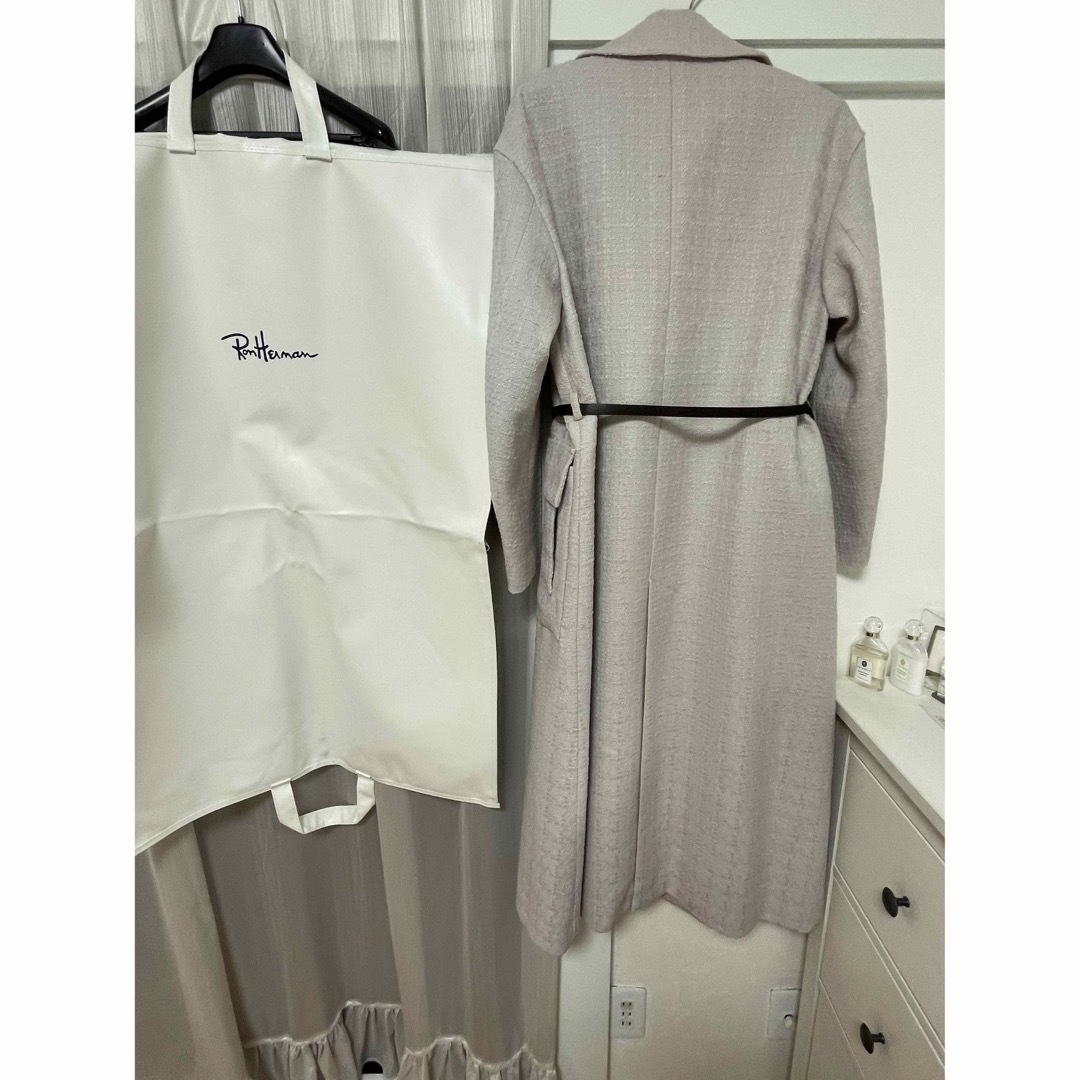 ebure - 新品 エブール ebure リュクスツイードベルトコートの通販 by