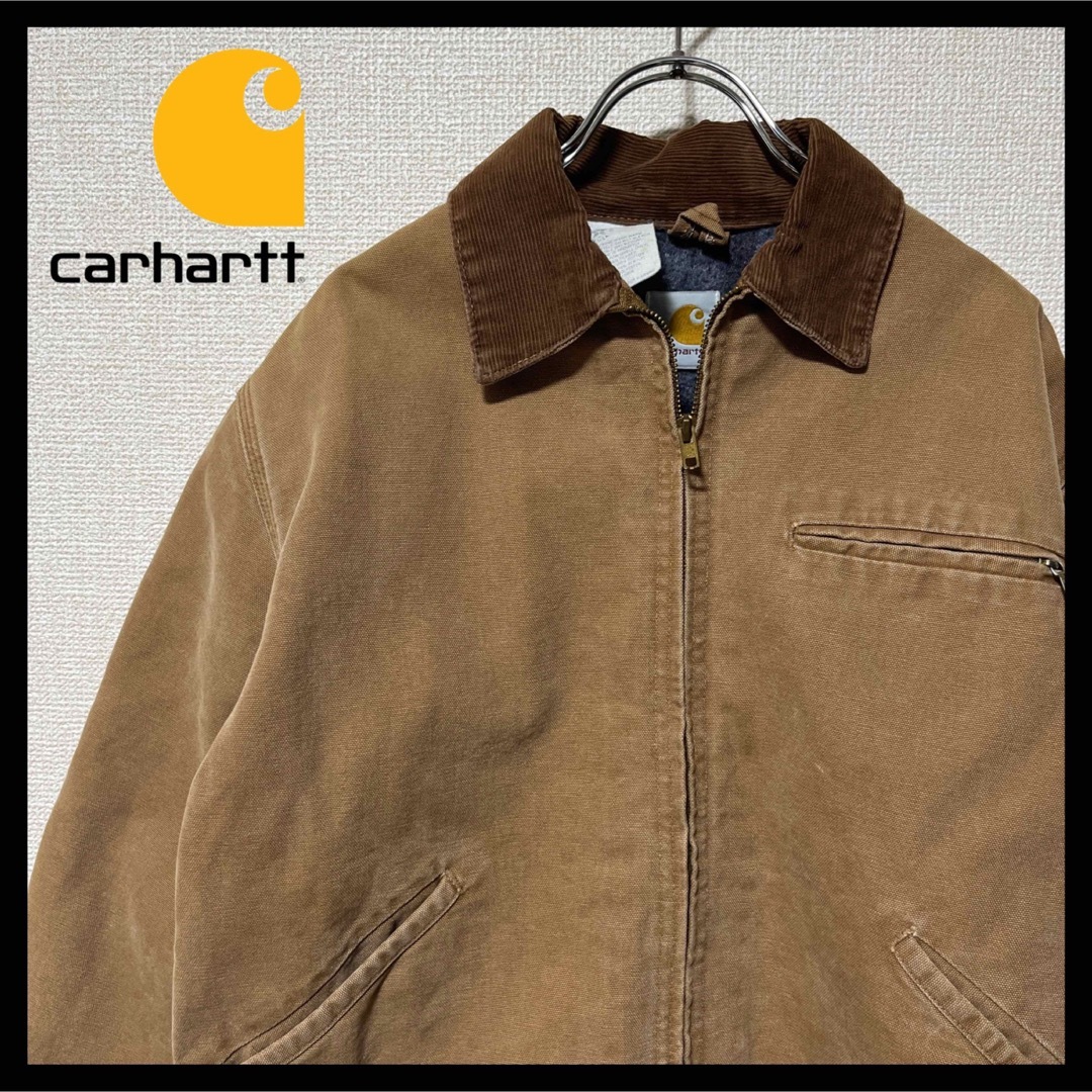 【ヴィンテージ】80〜90's USA製 Carhartt デトロイトジャケット