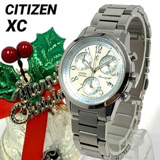 シチズン(CITIZEN)の689 CITIZEN XC シチズン クロスシー クロノグラフ 電池交換済(腕時計)