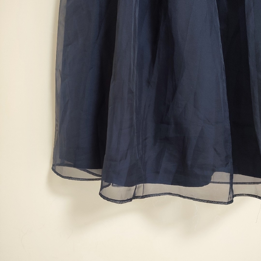 美品✨eLLa selectshop オーガンジーレイヤードスカート 黒 F レディースのスカート(ロングスカート)の商品写真