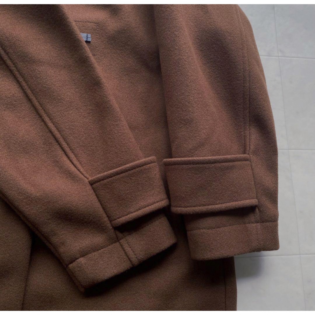 アンクレイブ uncrave プルーフメルトン ダッフルコート 羽織り ブラウン レディースのジャケット/アウター(ダッフルコート)の商品写真