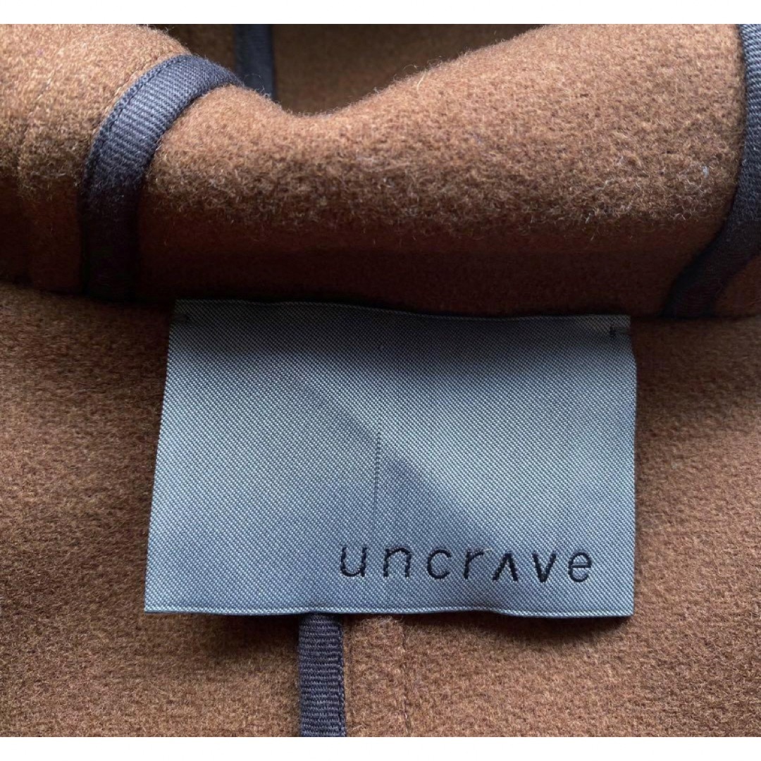 アンクレイブ uncrave プルーフメルトン ダッフルコート 羽織り ブラウン レディースのジャケット/アウター(ダッフルコート)の商品写真