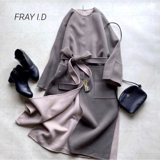 FRAY I.D - 人気色！フレイアイディ カシミヤ混 バイカラーリバー