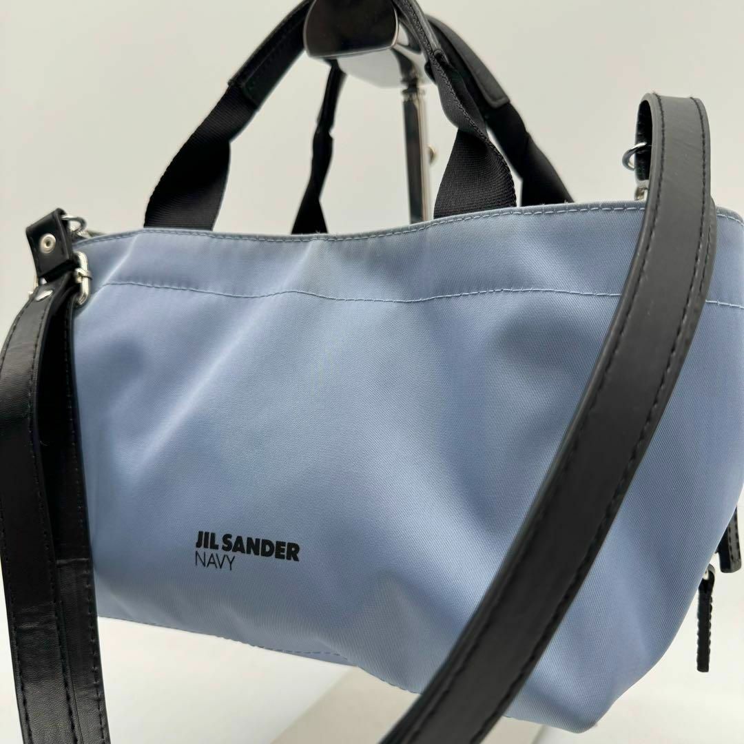 【希少】JIL SANDER NAVY 2way ショルダーバッグ ハンドバッグ