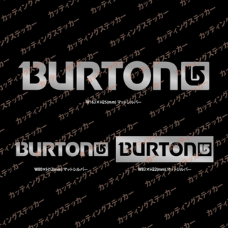 BURTON - 在庫処分!! BURTON カッティングステッカー 3枚セット C