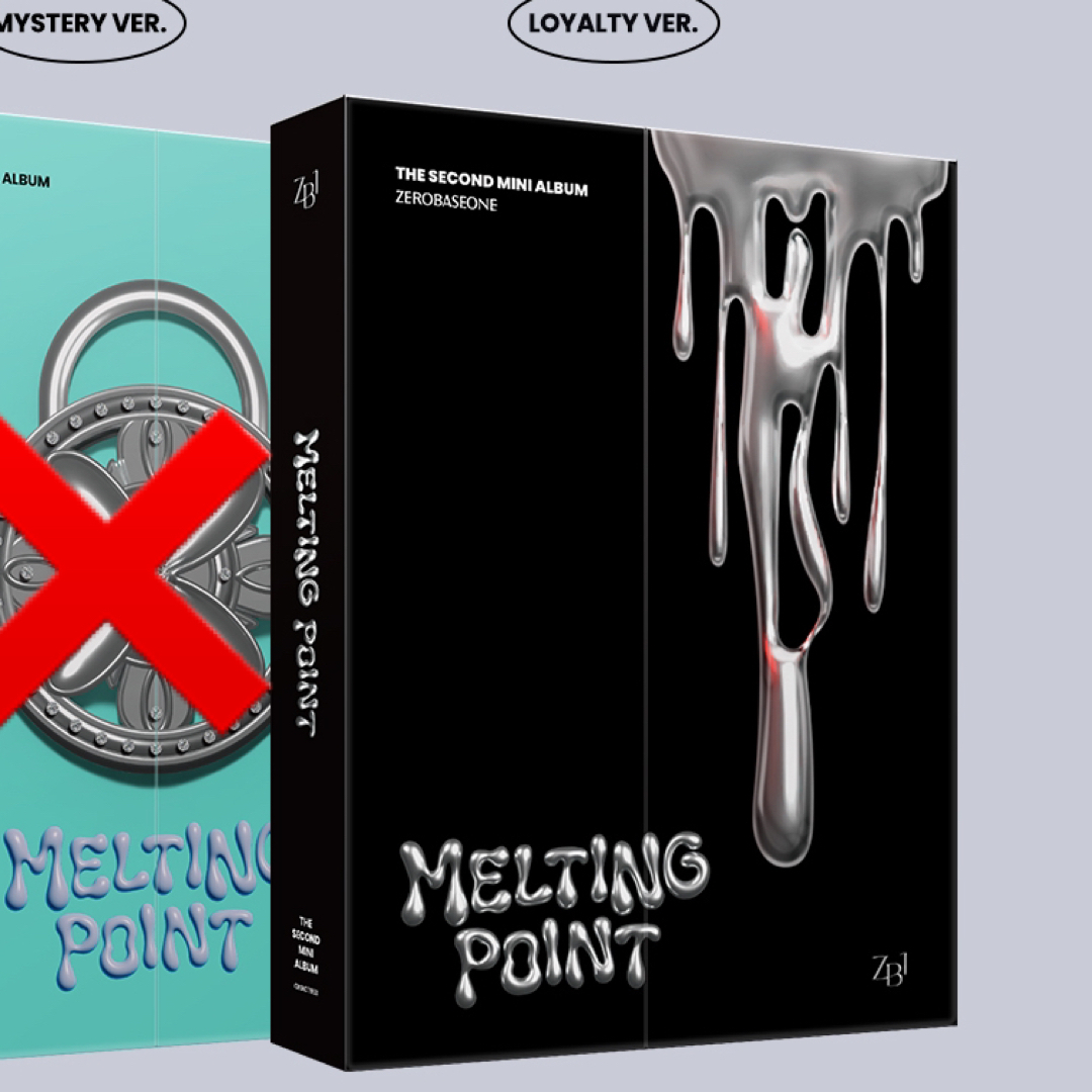 ゼベワン 2nd アルバム MELTING POINT 新品未開封 3種セット②