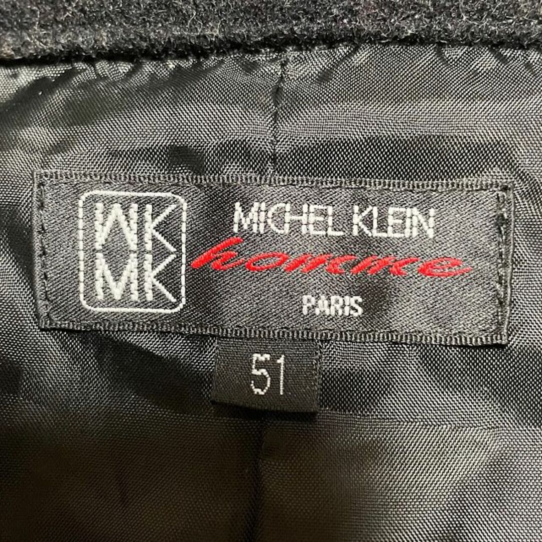 MICHEL KLEIN HOMME(ミッシェルクランオム)のMICHEL KLEIN HOMME ピーコート ウール混 サイズ51(XL) メンズのジャケット/アウター(ピーコート)の商品写真