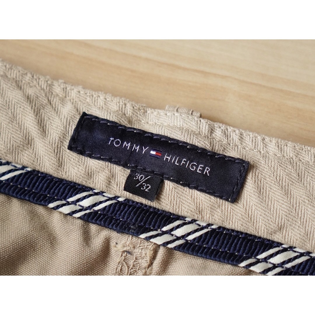 TOMMY HILFIGER(トミーヒルフィガー)の00s 古着 Tommy Hilfiger ワイドカーゴパンツ バギーパンツ メンズのパンツ(ワークパンツ/カーゴパンツ)の商品写真