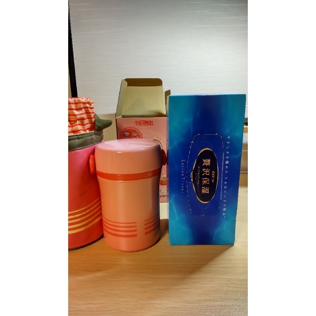 THERMOS(サーモス)のTHERMOS　サーモス　ステンレスランチジャー  JBC-801 インテリア/住まい/日用品のキッチン/食器(弁当用品)の商品写真