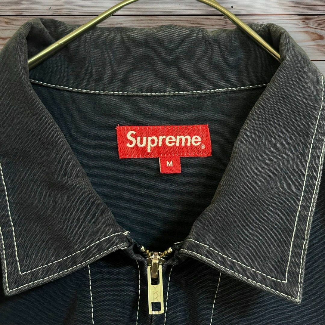 supreme シュプリーム ワークジャケット 刺繍ロゴ ワンポイントロゴ