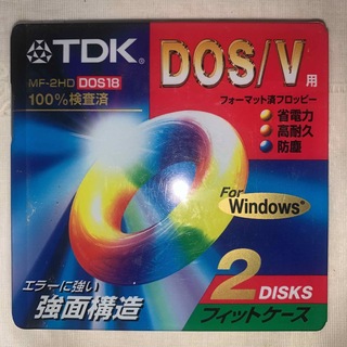 TDK 3.5インチ フロッピーディスク DOS/Vフォーマット MF2HD-B