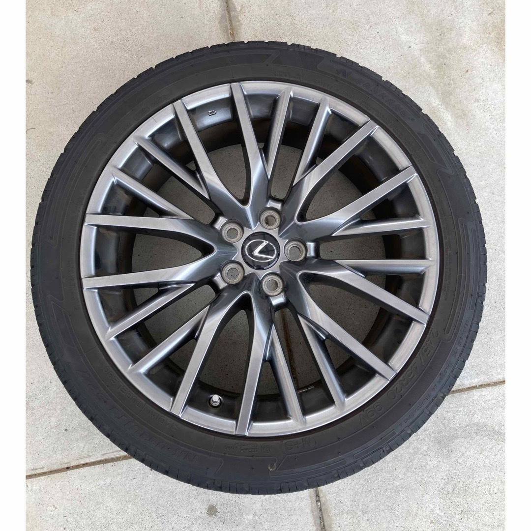 レクサス RX Fスポーツ ホイール タイヤサイズ245/45R20 4本の レクサス RX Fスポーツ ホイール タイヤサイズ245/45R20 4本の
