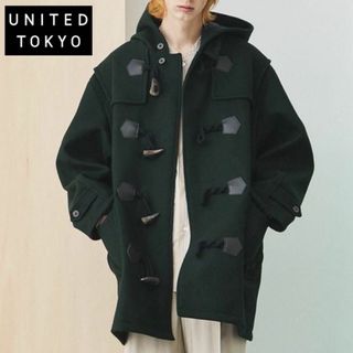 ユナイテッドトウキョウ(UNITED TOKYO)の美品✨ユナイテッドトウキョウ✨スーパー120 ビッグシルエット ダッフルコート(ダッフルコート)