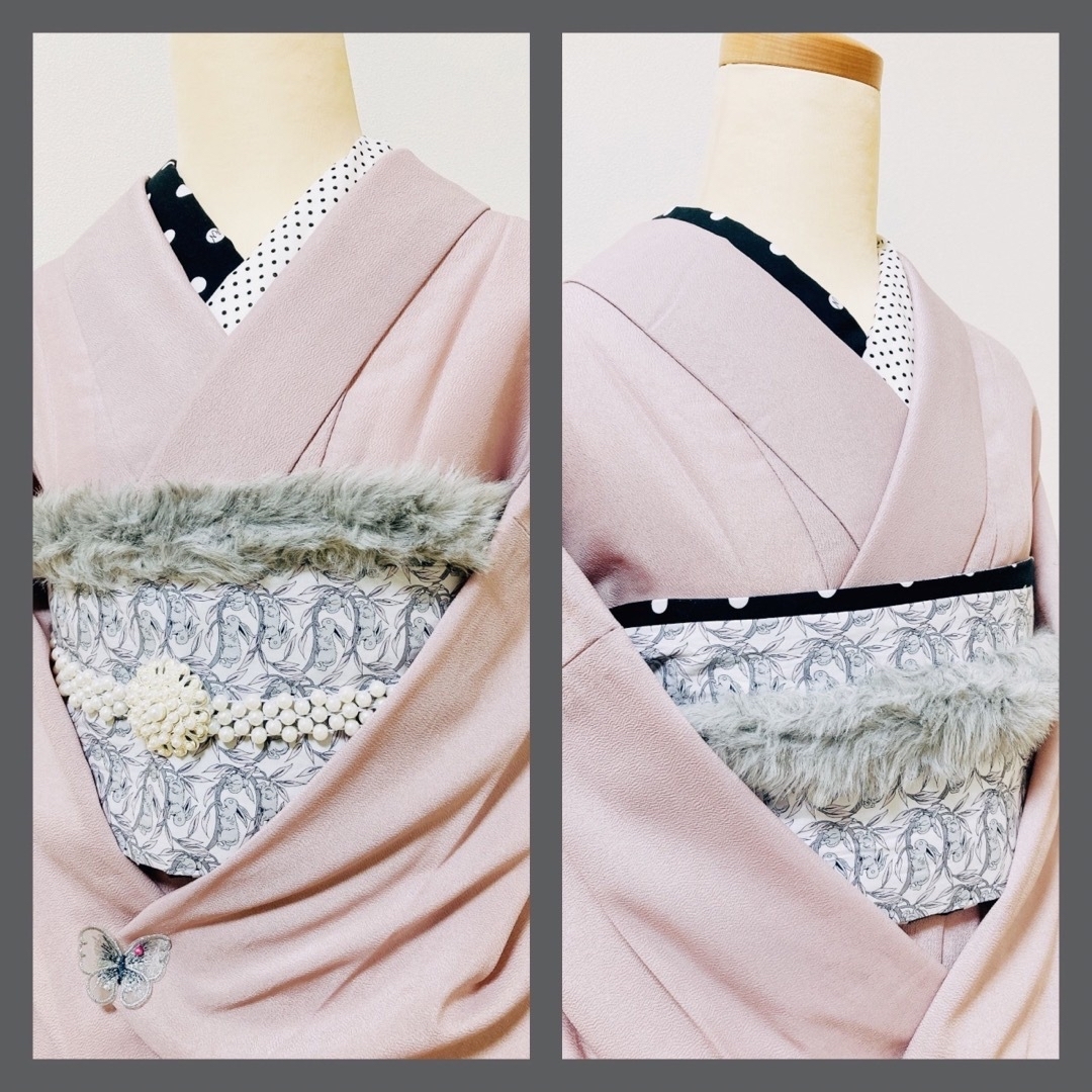 ふわふわ 限定 ファー帯飾り 成人式 振袖にも✨の通販 by mint帯 ふわふわ 限定 ファー帯飾り 成人式 振袖にも✨の通販 by mint帯