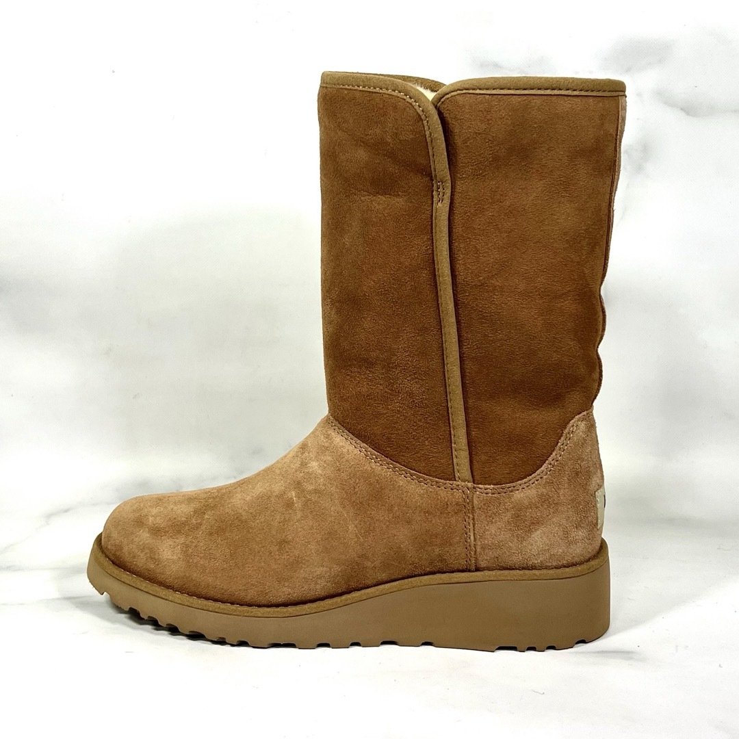 【新品未使用】UGG AMIE アミ ムートン ブーツ ブラウン 24.5