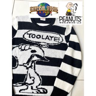 限定レア　廃盤スヌーピー【SNOOPY】USJ ボーダー柄　セーター