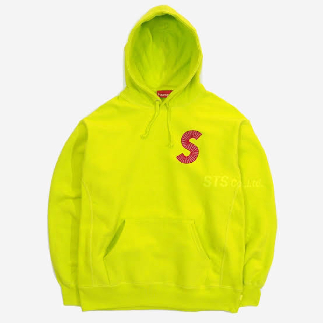 パーカーSupreme S Logo Hooded Sweatshirt Lime