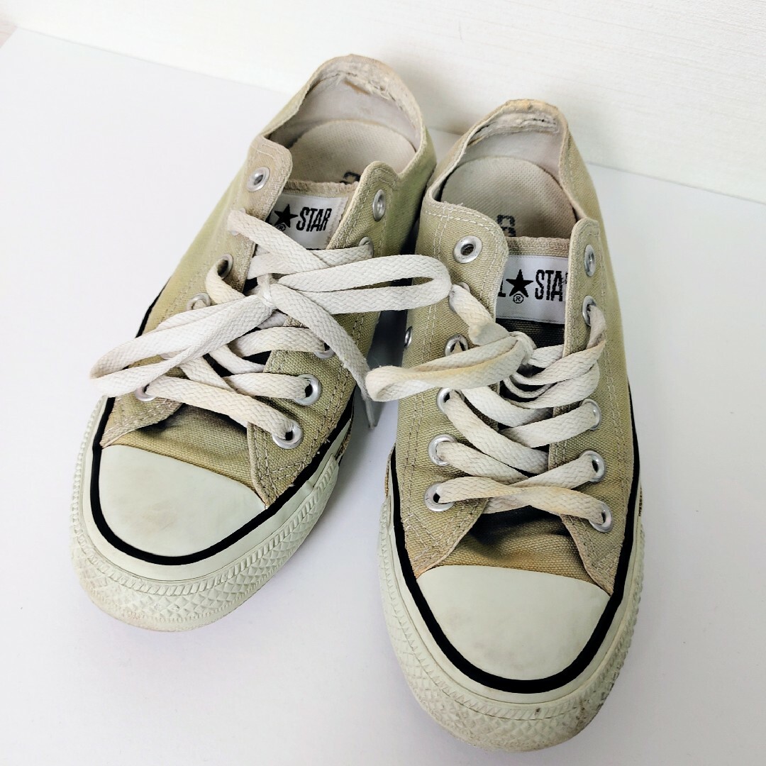 ALL STAR（CONVERSE）(オールスター)のCONVERSE ALL STAR☆ライトカーキシューズ　23.5　スニーカー レディースの靴/シューズ(スニーカー)の商品写真